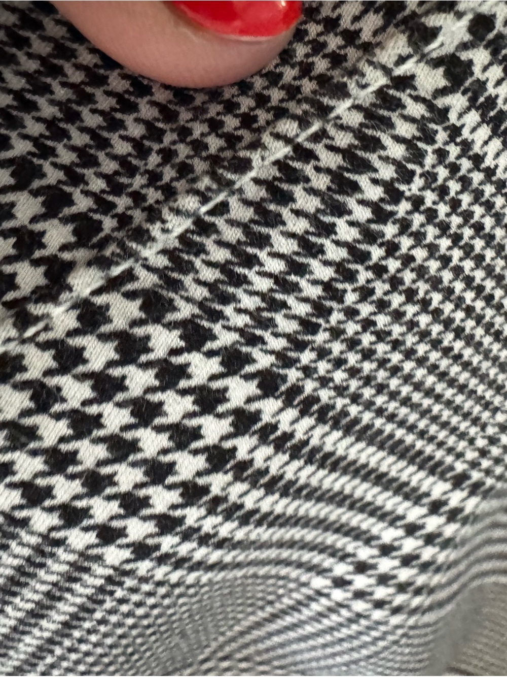Betabrand Gray Plaid Boot Cut Pants - Picture 6 of 12